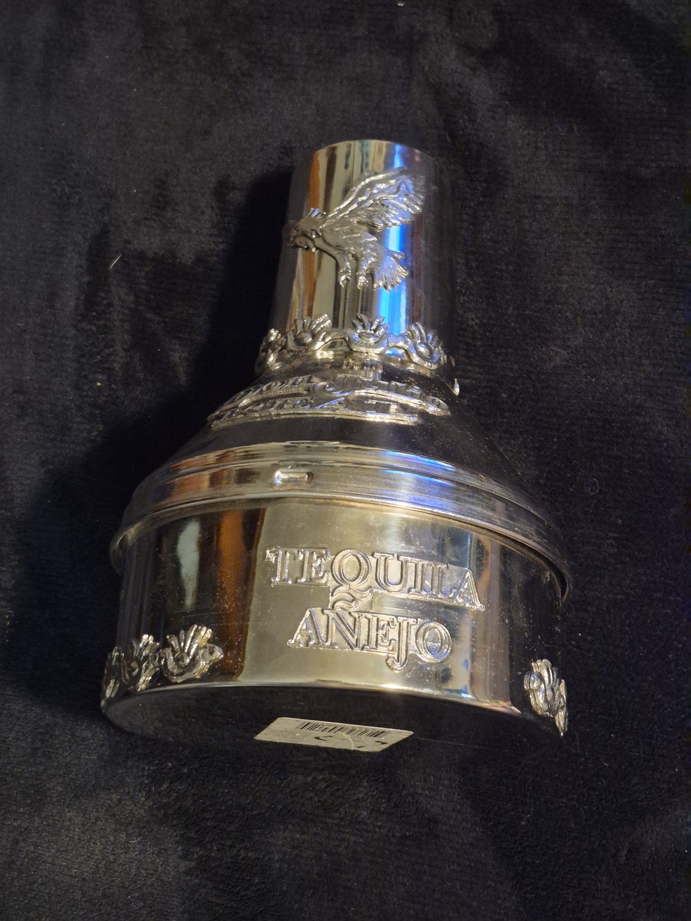 ​Don Julio Real Tequila Silver Toned Metal Bottle Cradle